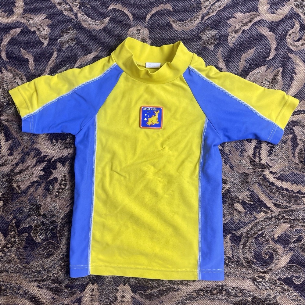 Vtg Spud Kids Dolphin Surf Shirt Kids Size 2T
